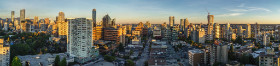 Kanada - Vancouver bei Sonnenuntergang - Copyright by Dirk Paul : 2018, Kanada