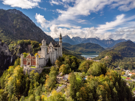 Schloss Neuschwanstein, Hohenschwangau, Copyright 2024 by Dirk Paul