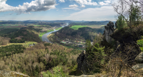 Blick vom Lilienstein, Copyright 2018 by Dirk Paul