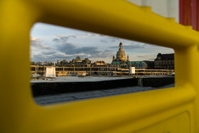 Baustelle Augustusbrücke in Dresden, Copyright 2018 by Dirk Paul
