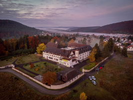 das Kloster am Morgen