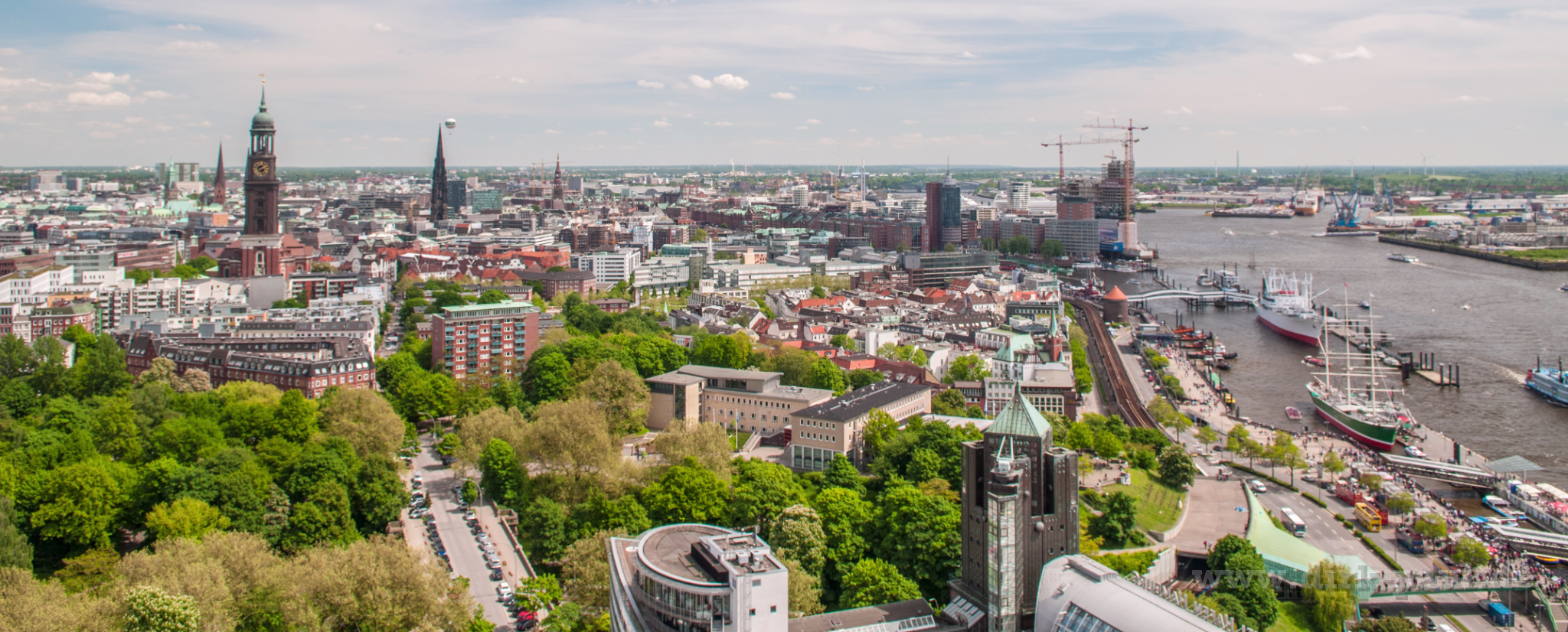 Hamburg von oben